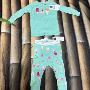 BabyGap Mint Green Ice Cream Print Onesie